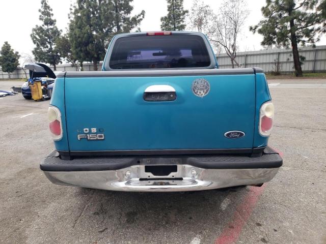 2FTZX072XWCA37780 - 1998 FORD F150 TURQUOISE photo 6