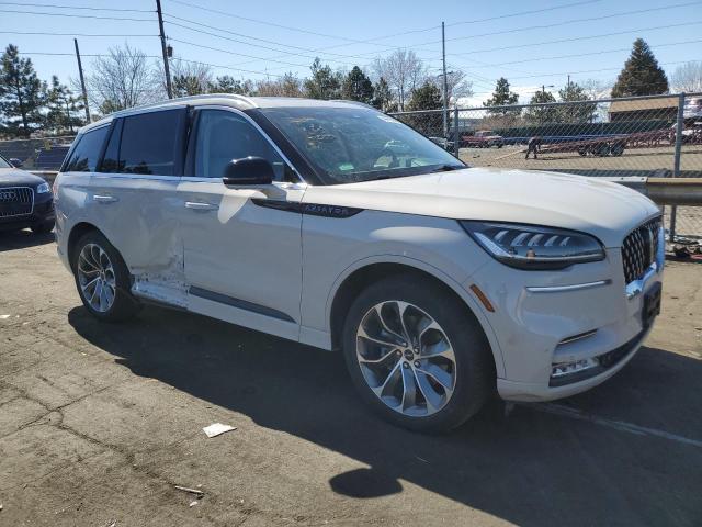 5LMYJ8XY1NNL02202 - 2022 LINCOLN AVIATOR GRAND TOURING WHITE photo 4