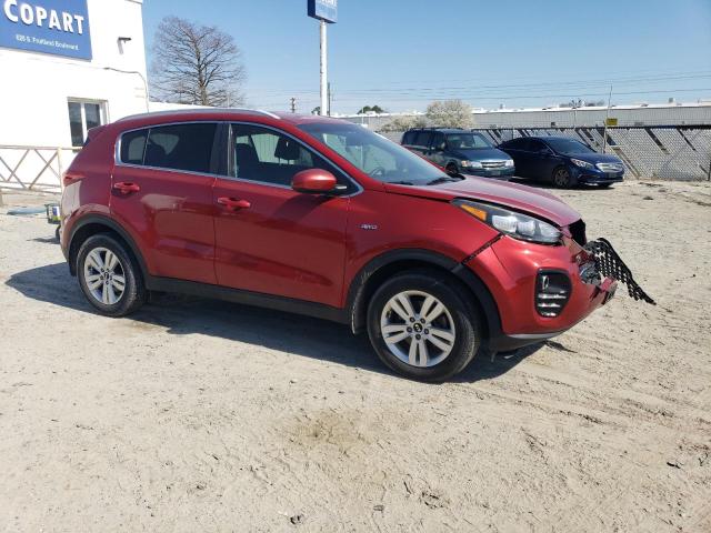 KNDPMCAC5K7554948 - 2019 KIA SPORTAGE LX RED photo 4