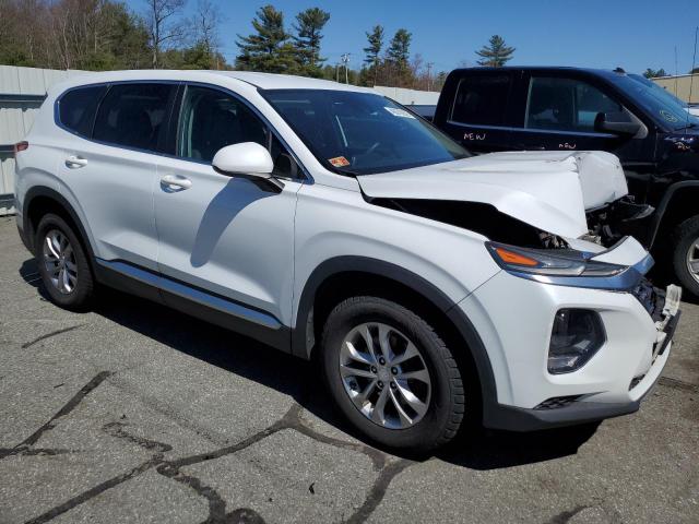 5NMS2CAD4KH010183 - 2019 HYUNDAI SANTA FE SE WHITE photo 4