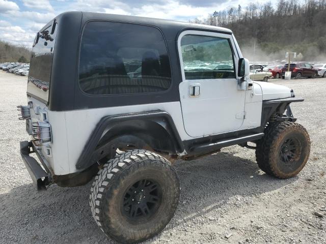 1J4FA49S41P343190 - 2001 JEEP WRANGLER SPORT WHITE photo 3