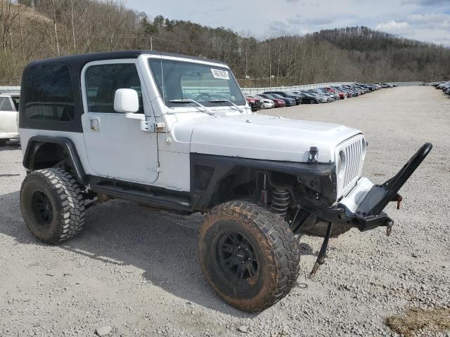 1J4FA49S41P343190 - 2001 JEEP WRANGLER SPORT WHITE photo 4