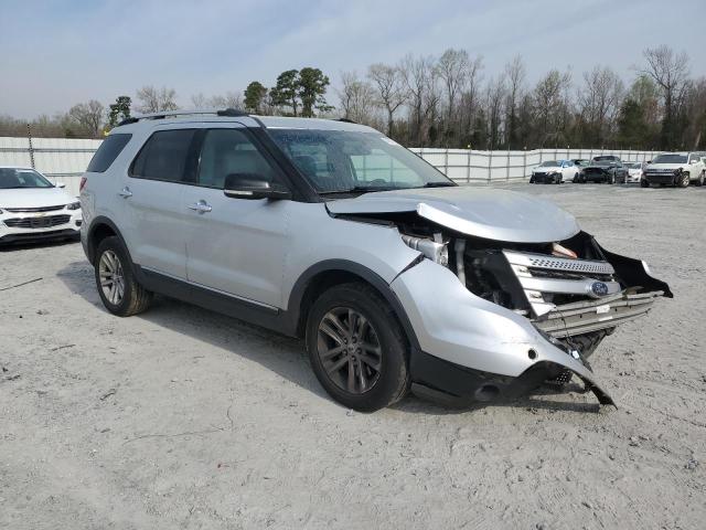 1FM5K8D84FGA43931 - 2015 FORD EXPLORER XLT SILVER photo 4