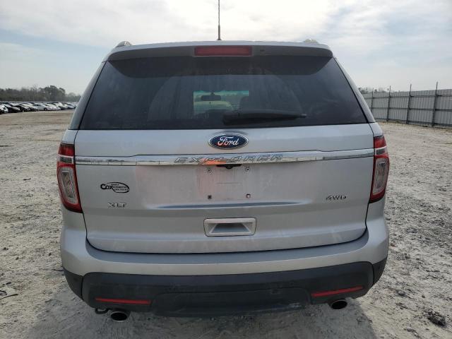 1FM5K8D84FGA43931 - 2015 FORD EXPLORER XLT SILVER photo 6