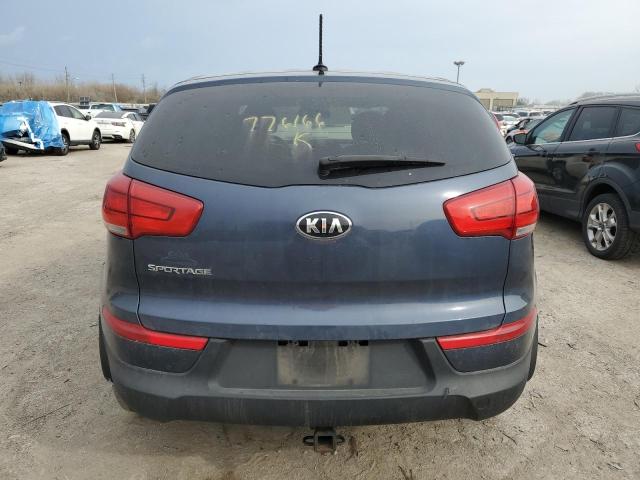 KNDPBCAC6F7776166 - 2015 KIA SPORTAGE LX BLUE photo 6