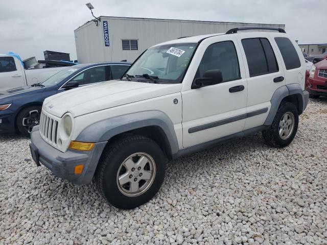 1J4GL48K97W621449 - 2007 JEEP LIBERTY SPORT WHITE photo 1