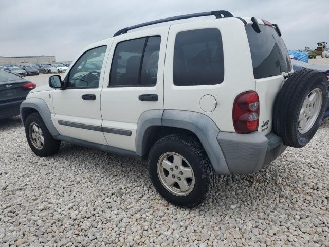 1J4GL48K97W621449 - 2007 JEEP LIBERTY SPORT WHITE photo 2