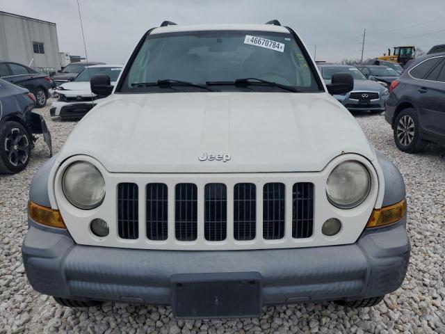 1J4GL48K97W621449 - 2007 JEEP LIBERTY SPORT WHITE photo 5