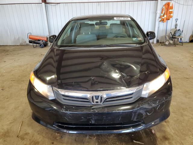 19XFB2F51CE347111 - 2012 HONDA CIVIC LX BLACK photo 5