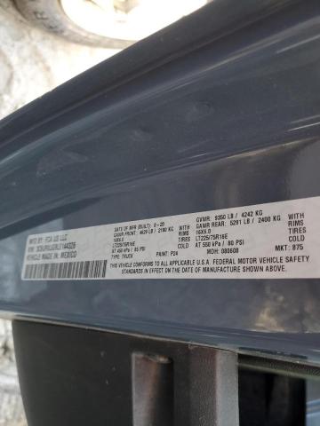 3C6URVJG9LE144326 - 2020 RAM PROMASTER 3500 HIGH ლურჯი ფოტო 13