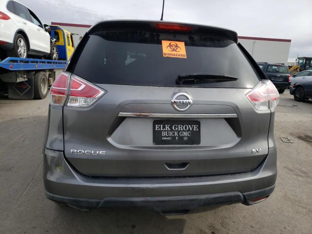 KNMAT2MT8GP711538 - 2016 NISSAN ROGUE S GRAY photo 6