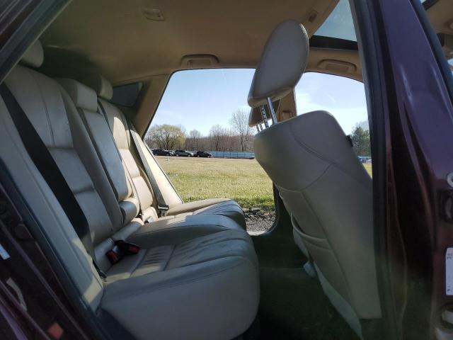 5J6TF2H56EL003086 - 2014 HONDA CROSSTOUR EXL მუქწითელი ფოტო 10