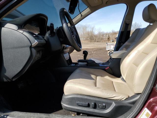 5J6TF2H56EL003086 - 2014 HONDA CROSSTOUR EXL მუქწითელი ფოტო 7