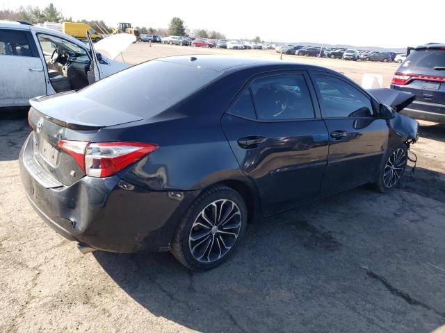 2T1BURHE1FC230842 - 2015 TOYOTA COROLLA L BLACK photo 3