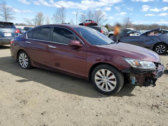 1HGCR2F82EA161044 - 2014 HONDA ACCORD EXL BURGUNDY photo 4