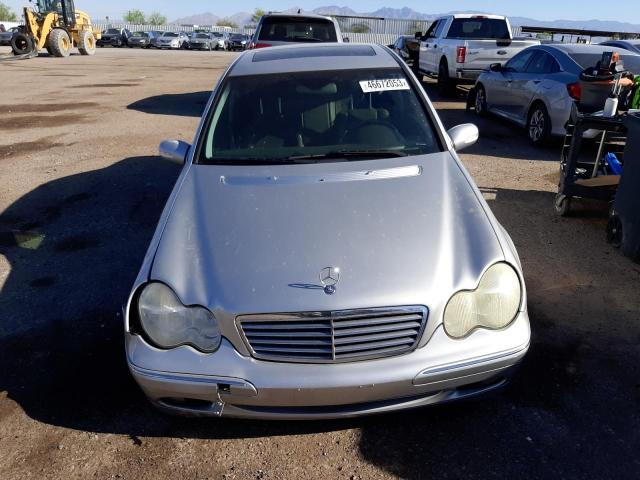 WDBRF81JX4F549783 - 2004 MERCEDES-BENZ C 240 4MATIC SILVER photo 5