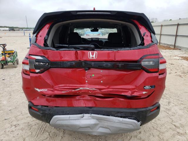 5FNYG1H47RB023219 - 2024 HONDA PILOT EXL RED photo 6