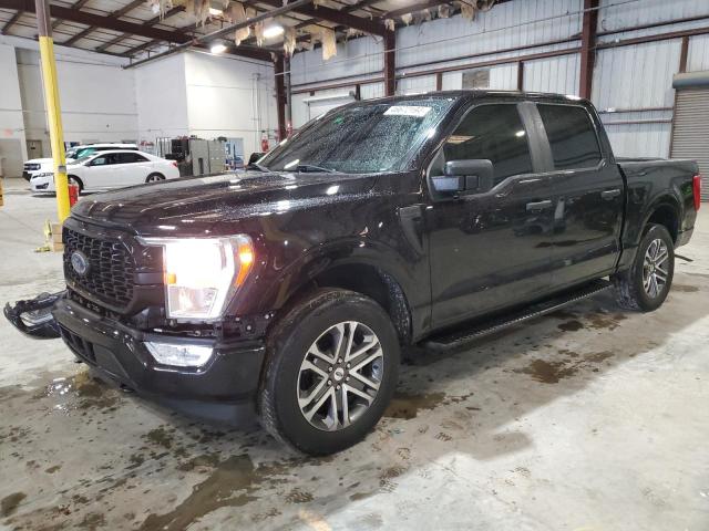 1FTEW1EP9NKD59357 - 2022 FORD F150 SUPERCREW BLACK photo 1