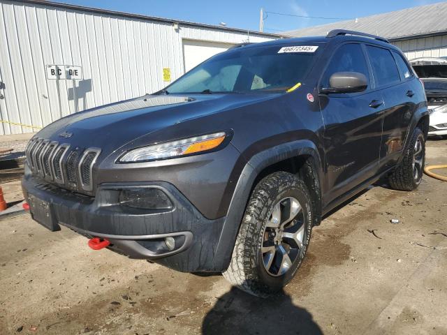 1C4PJMBS1EW161642 - 2014 JEEP CHEROKEE TRAILHAWK GRAY photo 1