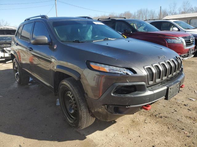 1C4PJMBS1EW161642 - 2014 JEEP CHEROKEE TRAILHAWK GRAY photo 4