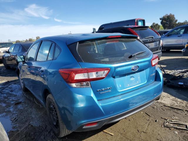 4S3GTAA60K3703677 - 2019 SUBARU IMPREZA BLUE photo 2