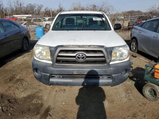 5TENX4CN1AZ716391 - 2010 TOYOTA TACOMA WHITE photo 5