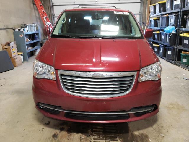 2C4RC1BGXCR299912 - 2012 CHRYSLER TOWN & COU TOURING ბურგუნდია ფოტო 5