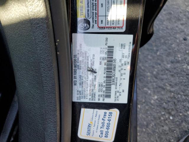 3LNHL2GC1AR601145 - 2010 LINCOLN MKZ BLACK photo 12