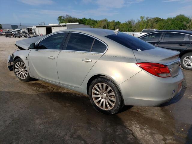 W04GP5EC7B1125367 - 2011 BUICK REGAL CXL SILVER photo 2