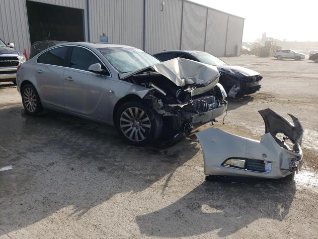 W04GP5EC7B1125367 - 2011 BUICK REGAL CXL SILVER photo 4