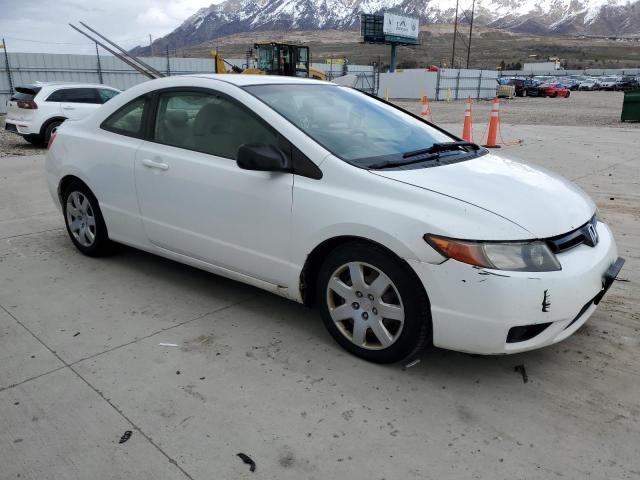 2HGFG12667H524810 - 2007 HONDA CIVIC LX WHITE photo 4