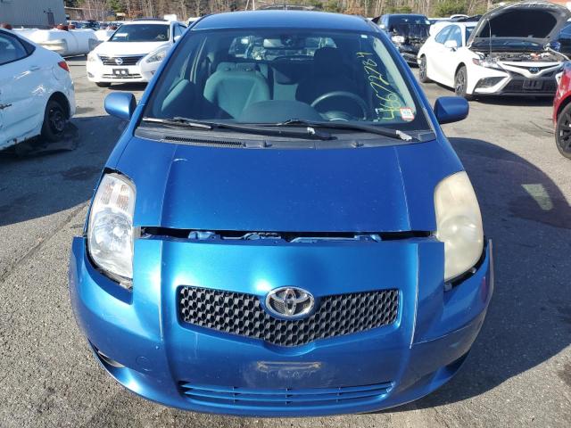 JTDJT923375047009 - 2007 TOYOTA YARIS BLUE photo 5