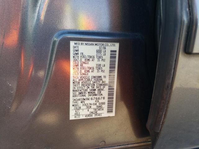 5N1AR18W36C676678 - 2006 NISSAN PATHFINDER LE 灰色 照片 13