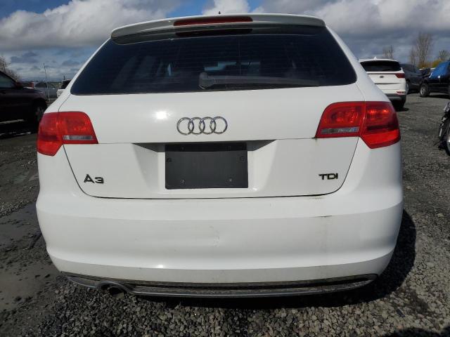 WAUBJBFM2BA071058 - 2011 AUDI A3 PREMIUM WHITE photo 6