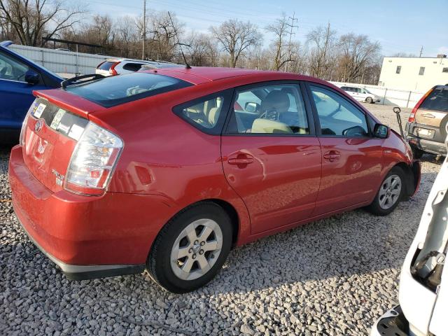 JTDKB20U683456600 - 2008 TOYOTA PRIUS RED photo 3