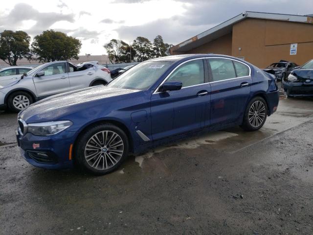 WBAJA9C58JB033909 - 2018 BMW 530E BLUE photo 1