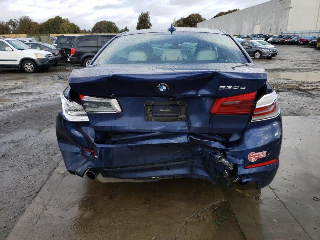 WBAJA9C58JB033909 - 2018 BMW 530E BLUE photo 6