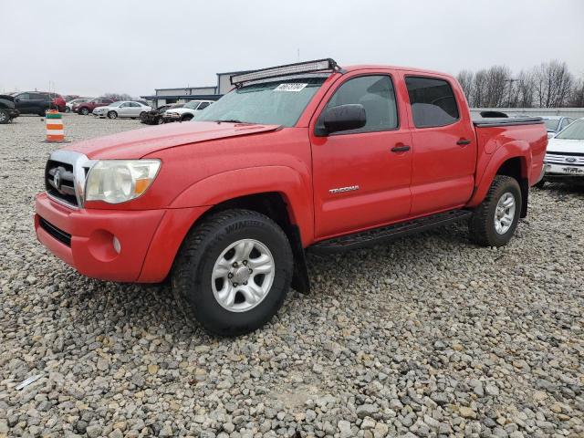 5TELU42N78Z547375 - 2008 TOYOTA TACOMA DOUBLE CAB RED photo 1