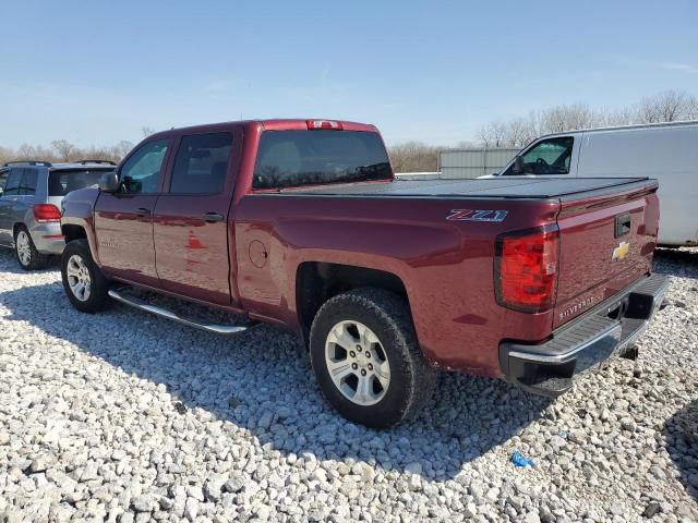 1GCUKRECXEF195063 - 2014 CHEVROLET SILVERADO K1500 LT BURGUNDY photo 2