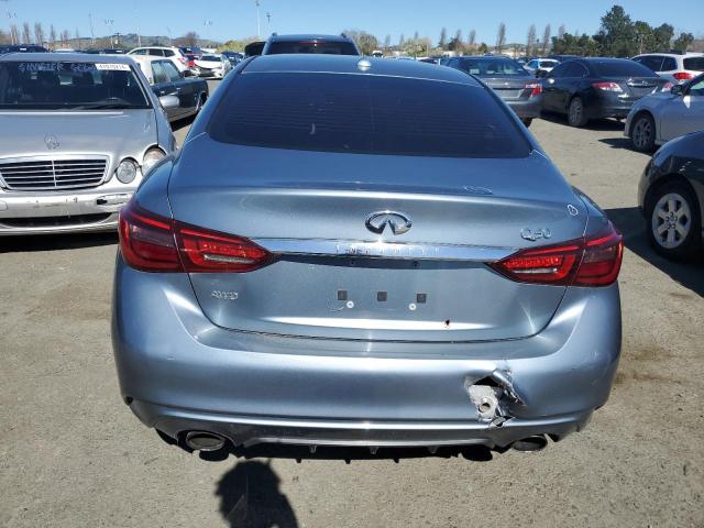 JN1EV7AR5JM436546 - 2018 INFINITI Q50 LUXE BLUE photo 6