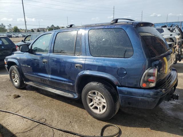 1B4HR28N61F546186 - 2001 DODGE DURANGO BLUE photo 2