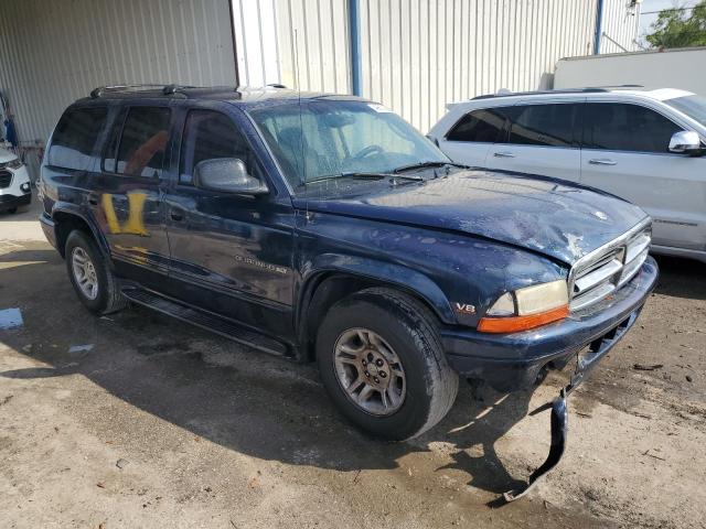 1B4HR28N61F546186 - 2001 DODGE DURANGO BLUE photo 4