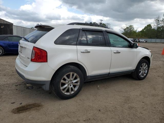 2FMDK3JC2BBB50100 - 2011 FORD EDGE SEL WHITE photo 3