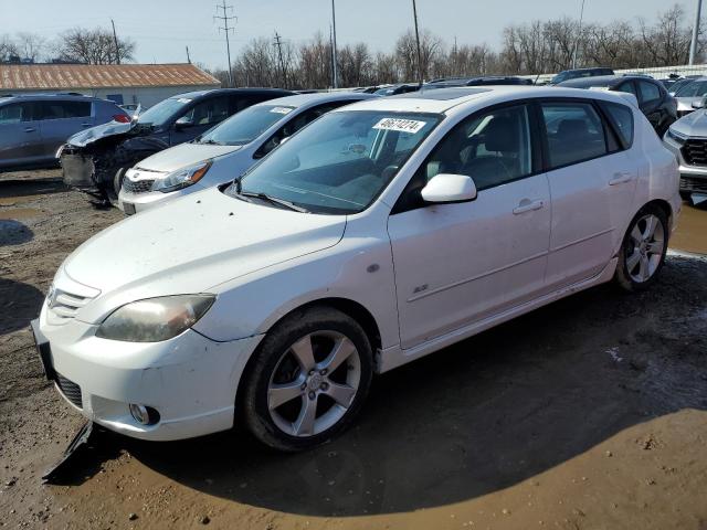 JM1BK343361504649 - 2006 MAZDA 3 HATCHBACK WHITE photo 1