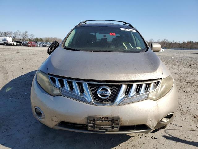 JN8AZ18W39W114789 - 2009 NISSAN MURANO S BEIGE photo 5