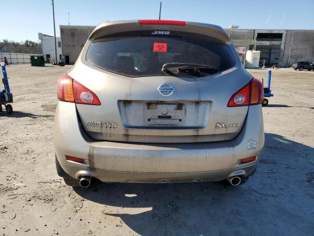 JN8AZ18W39W114789 - 2009 NISSAN MURANO S BEIGE photo 6