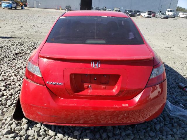 2HGFG1B91BH501406 - 2011 HONDA CIVIC EXL RED photo 6