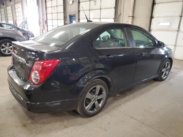 1G1JG5SB0E4210439 - 2014 CHEVROLET SONIC RS BLACK photo 3