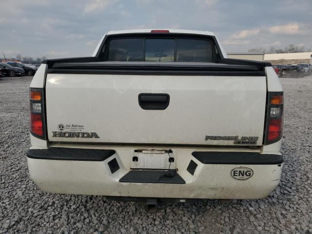 2HJYK16236H533018 - 2006 HONDA RIDGELINE RT WHITE photo 6