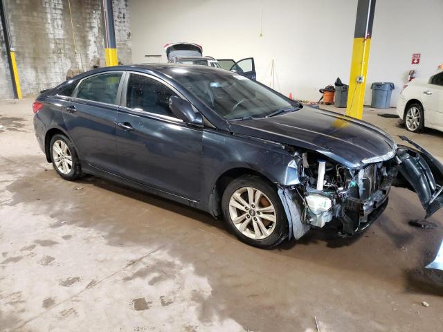 5NPEB4AC2CH455147 - 2012 HYUNDAI SONATA GLS BLUE photo 4